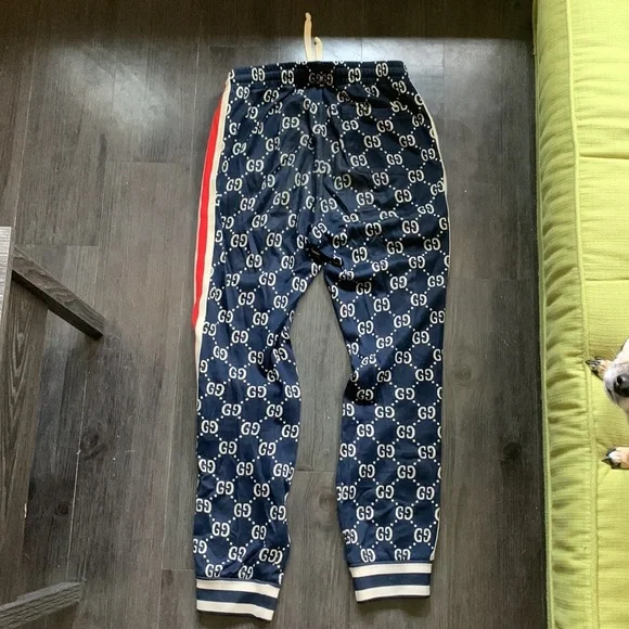 Gucci jacquard sweatpants on sale